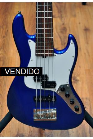 Sadowsky Metroline Express 21 fret Hybrid PJ-5 Morado Ocean Blue Metallic Sadowsky Metroline Express 21 fret Hybrid PJ-5 Morado Ocean Blue Metallic